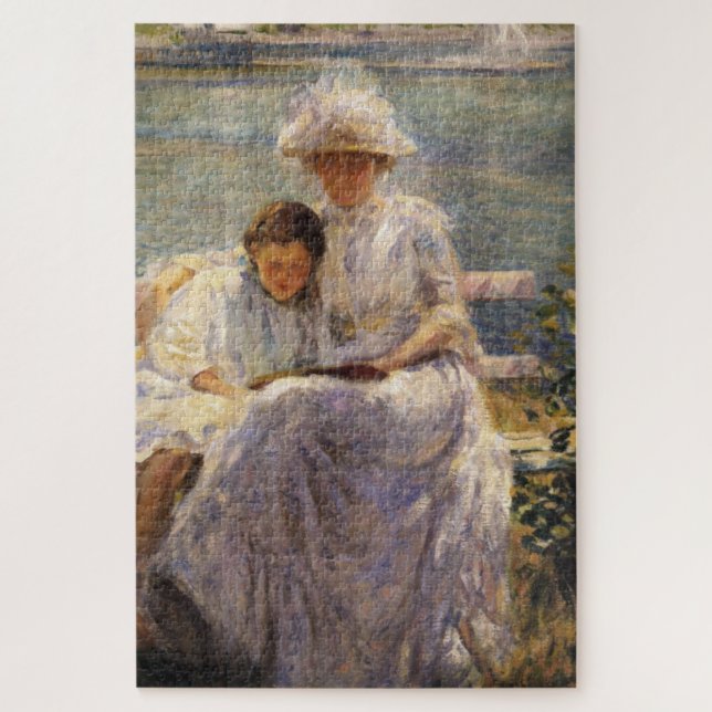 June Sunlight (by Joseph DeCamp) Jigsaw Puzzle (Vertical)
