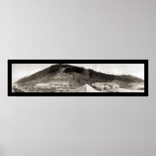 Juneau, AK Sheep Creek Photo 1914 Poster