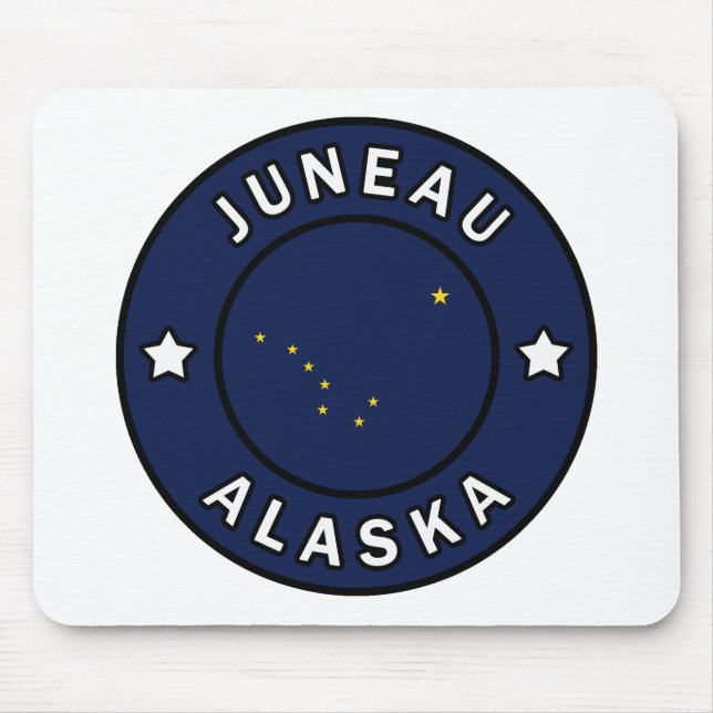 Juneau Alaska Mouse Mat (Front)