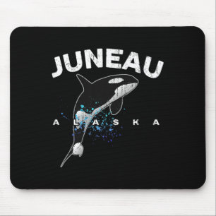 Juneau Alaska Orca Killer Whale Lover Vacation Tri Mouse Mat