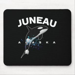 Juneau Alaska Orca Killer Whale Watching Camping V Mouse Mat