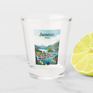 Juneau Alaska Shot Glass