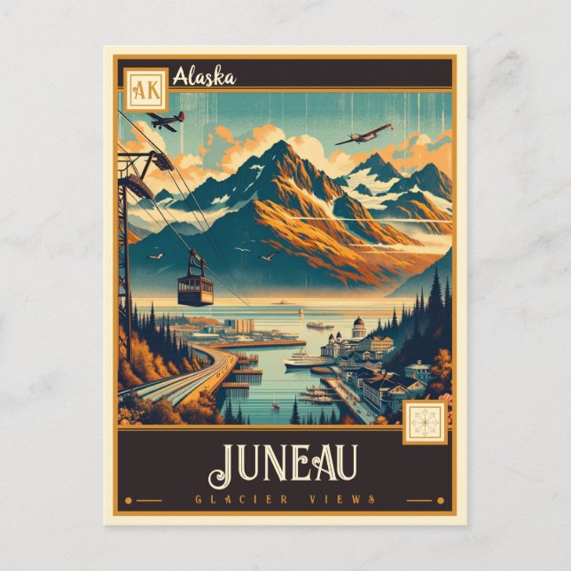 Juneau, Alaska | Vintage Postcard (Front)