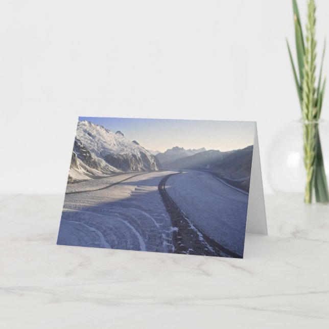 Juneau Icefield Gilkey Trench (Blank Inside) Card (Front)
