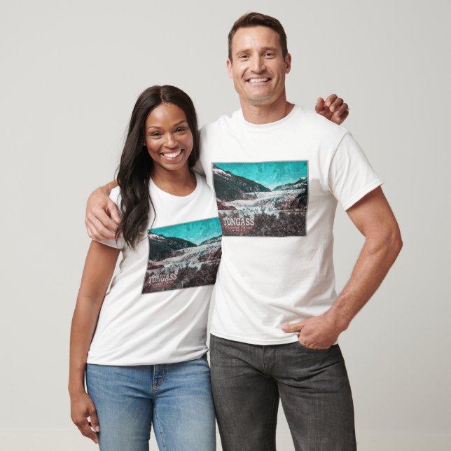 JUNEAU - TONGASS - MENDENHALL GLACIER - ALASKA US T-Shirt (Unisex)