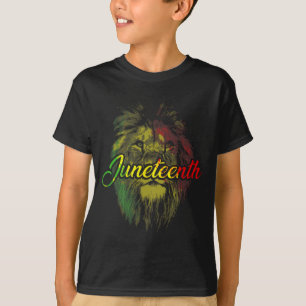 junenth artwork african flag black history mont T-Shirt