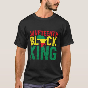 Junenth Black King For 'S Junenth T-Shirt