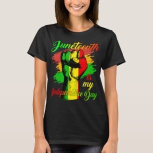 Juneteenth 06 19 Is My Independence Free Black His T-Shirt