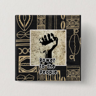 Juneteenth 15 Cm Square Badge