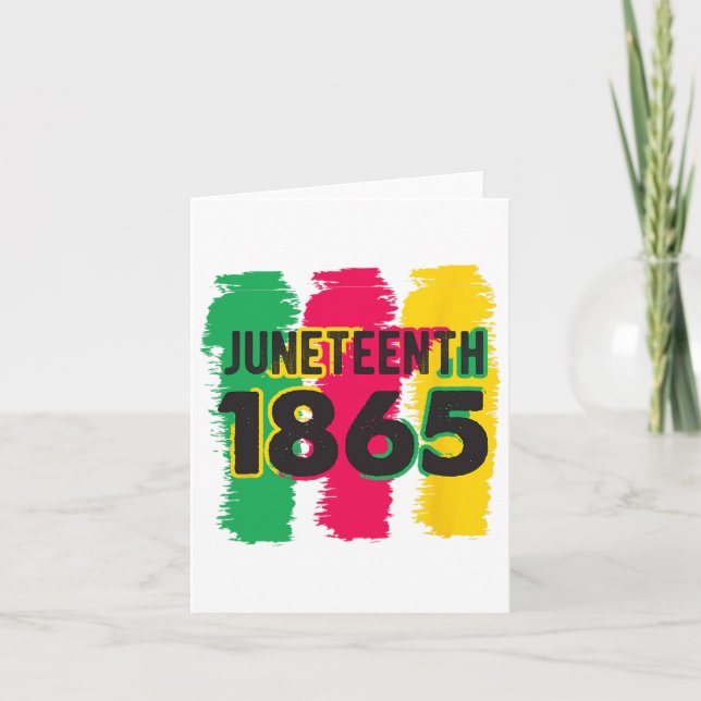 Juneteenth 1865 1  card (Front)