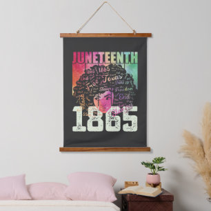 Juneteenth 1865 African American Black Freedom Hanging Tapestry