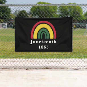 Juneteenth 1865 African American Black History Banner
