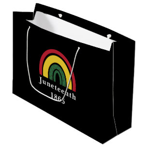 Juneteenth 1865 African American Black History Large Gift Bag