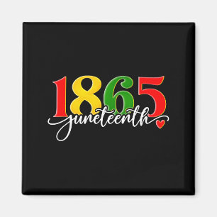 Juneteenth 1865 african american black history men magnet