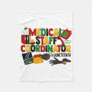 Juneteenth 1865 African American Freedom Black His Fleece Blanket