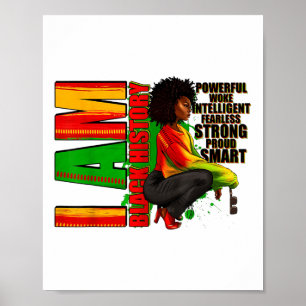 Juneteenth 1865 African American Freedom Black His Poster