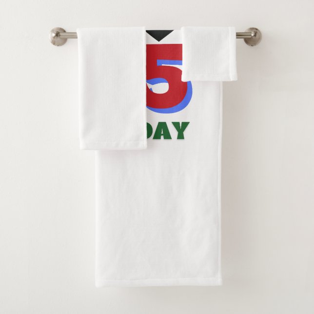 Juneteenth 1865 bath towel set (Insitu)