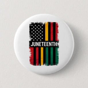 Juneteenth 1865 Black History African American Pri 6 Cm Round Badge