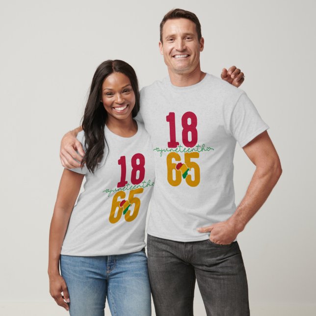 Juneteenth 1865 - Black History  T-Shirt (Unisex)