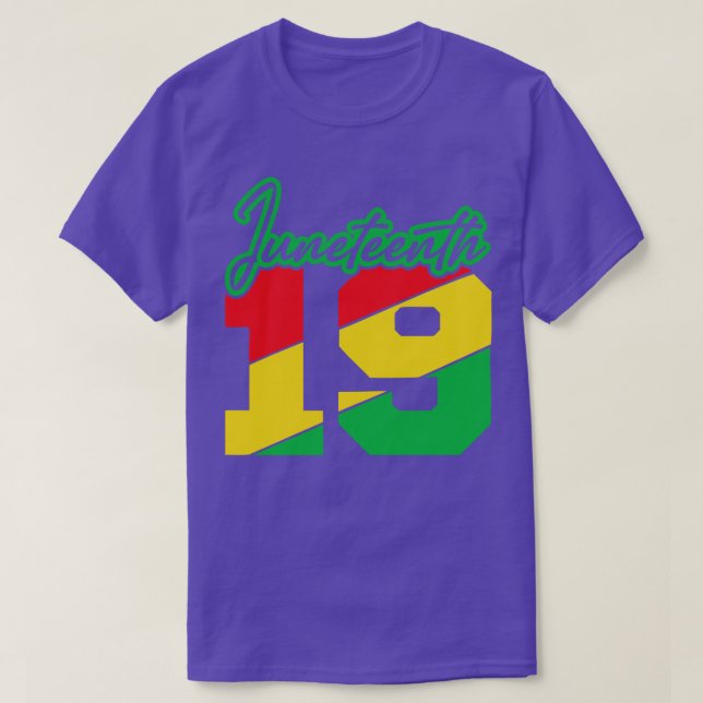 JUNETEENTH 1865 BLACK PRIDE FREEDOM T-Shirt (Design Front)