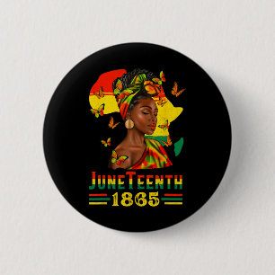 Juneteenth 1865 Celebrate Freedom Celebrating Blac 6 Cm Round Badge