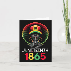 Juneteenth 1865 Celebrate Freedom Celebrating Blac Card