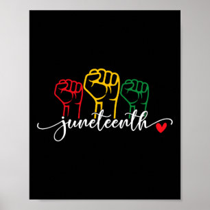 Juneteenth 1865 Celebrate Freedom Day African Amer Poster