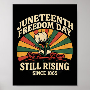 Juneteenth 1865 Celebrating Black Freedom African Poster