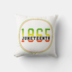 Juneteenth 1865 Celebrating Black Freedom Cushion
