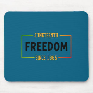 Juneteenth 1865 celebrating black freedom  mouse mat