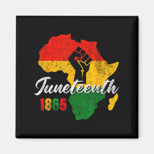 Juneteenth 1865 freedom africa black pride men magnet