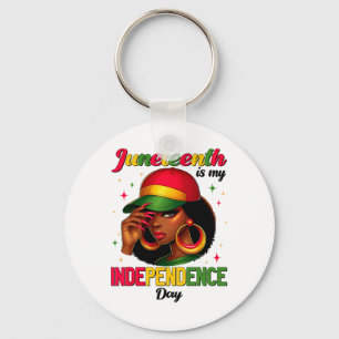 Juneteenth 1865 Is My Independence Day For Women M Key Ring