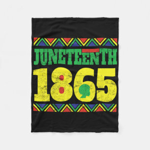 Juneteenth 1865 Is The Independence Day Black Hist Fleece Blanket