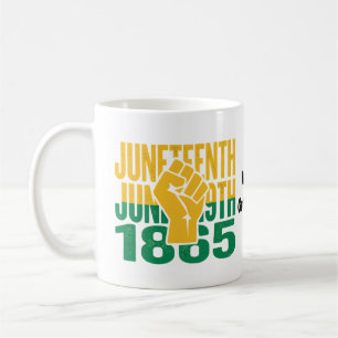 Juneteenth 1865 June 19th Black Freedom Graphic De Coffee Mug