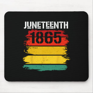 Juneteenth 1865 Juneteenth Black Freedom Day Flag Mouse Mat