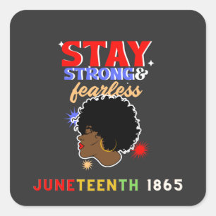 Juneteenth 1865 Shirt,Juneteenth Keychain Square Sticker