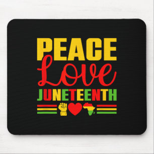 Juneteenth 1865 Shirt Women Freedom Black History Mouse Mat