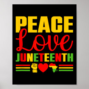 Juneteenth 1865 Shirt Women Freedom Black History Poster