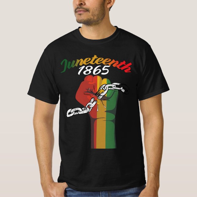 "Juneteenth 1865"  T-Shirt (Front)
