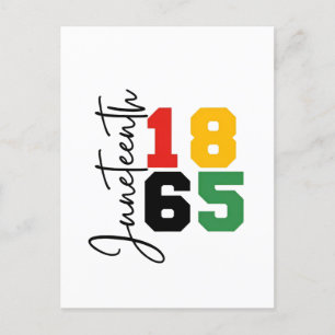 Juneteenth 1865 The Real Independence Day Invitation Postcard