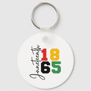 Juneteenth 1865 The Real Independence Day Key Ring
