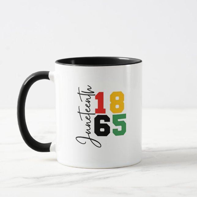Juneteenth 1865 The Real Independence Day Mug (Left)
