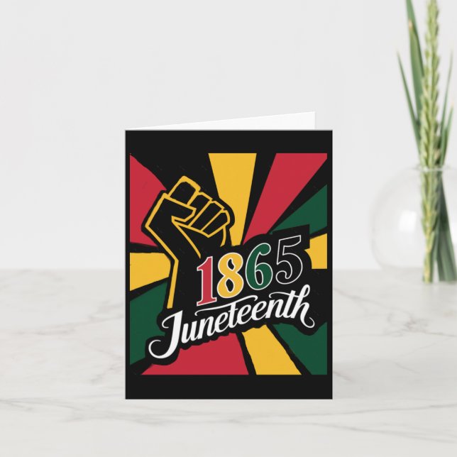 Juneteenth 1865 V5  Card (Front)