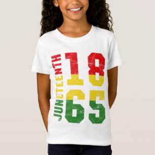 Juneteenth 1865 Vintage Emancipation Melanin Black T-Shirt