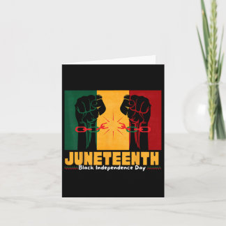 Juneteenth 19th 1865 Black Independence Day  Card