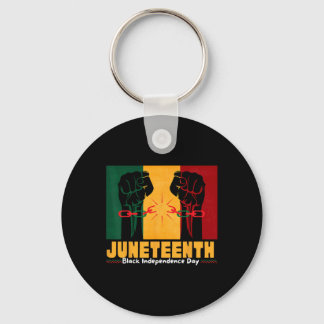 Juneteenth 19th 1865 Black Independence Day  Key Ring
