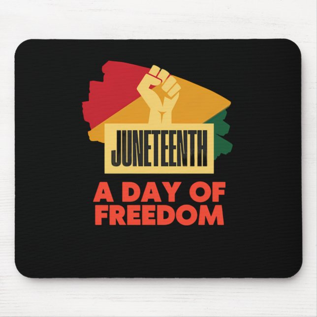 Juneteenth 1  mouse mat (Front)