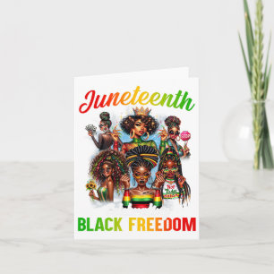 Juneteenth 2024 Celebrate Black Freedom 1865 Histo Card