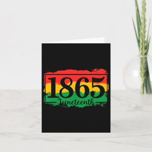 Juneteenth 2025 Celebrate Black Freedom 1865 Histo Card