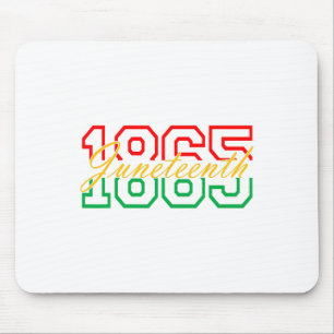 Juneteenth 2025 Celebrate Black Freedom 1865 Histo Mouse Mat